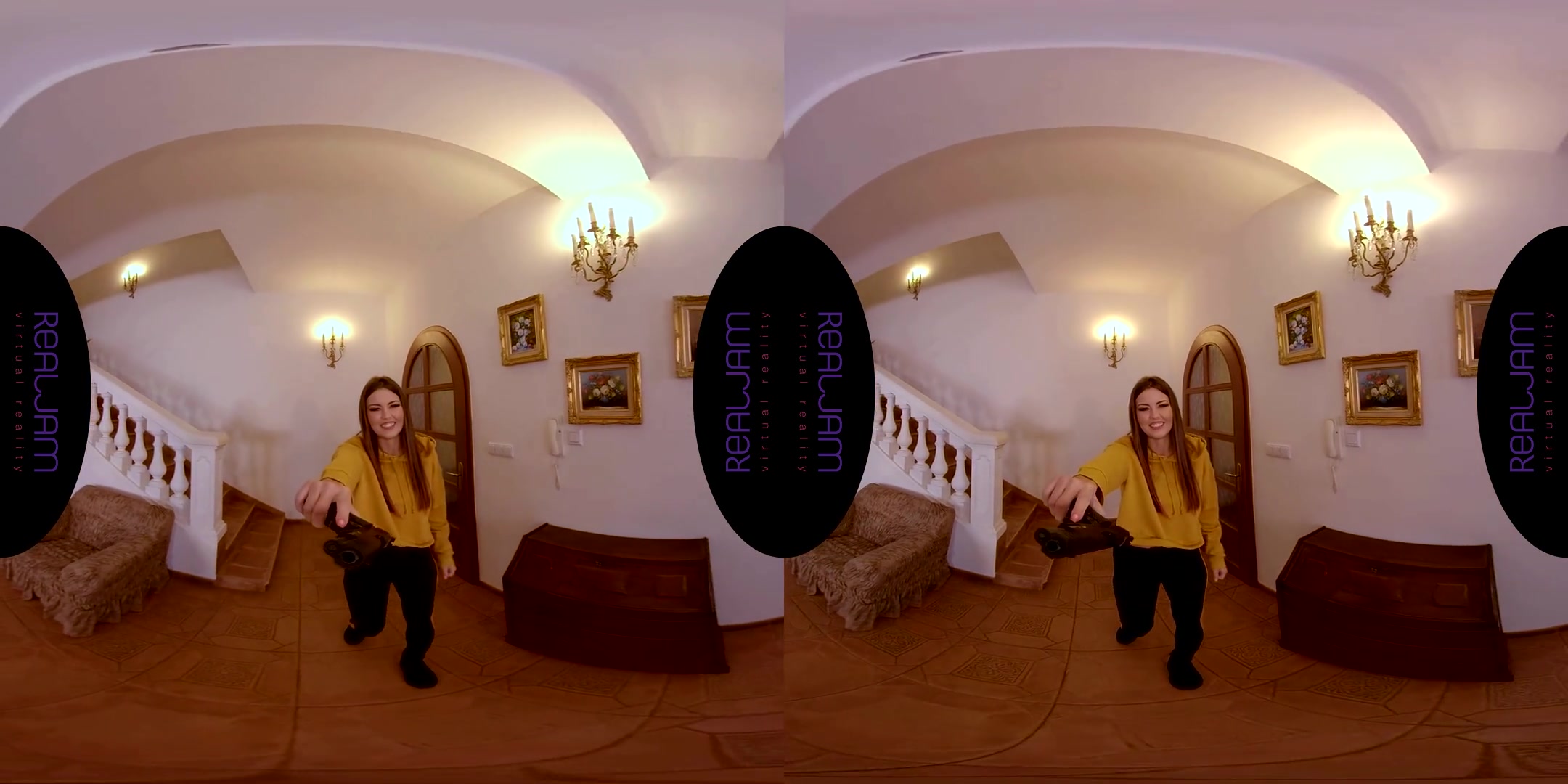 Amanda Hill & Cindy Shine & Lady Dee in Hot Robbery 2 - RealJamVR