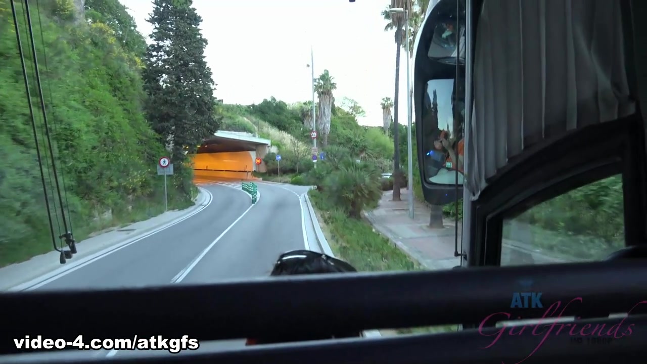 Gia Paige in The Sunset Was So Romantic After That Long Bus Ride - ATKGirlfriends