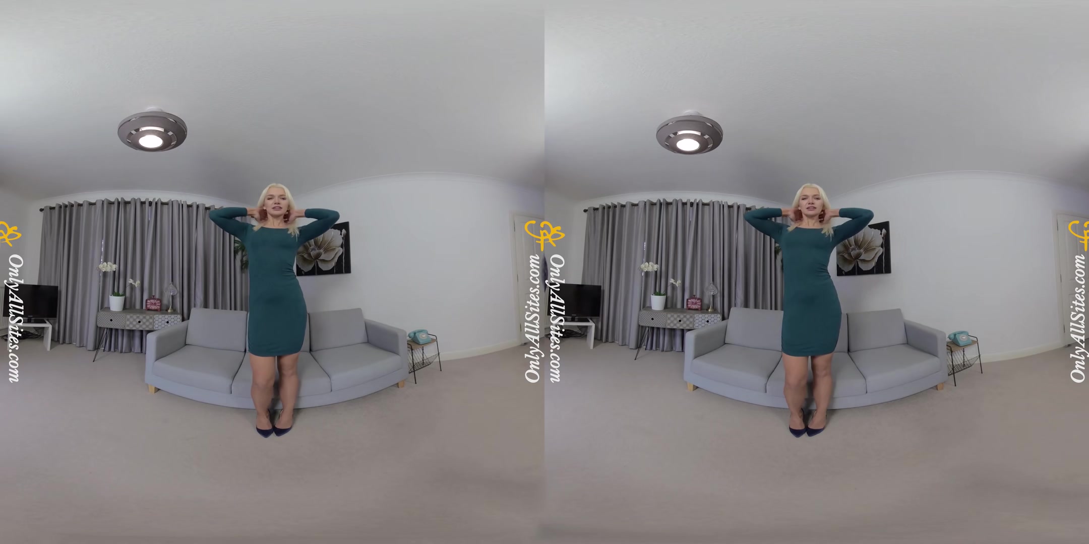 Lydia Jane - Green Dress - OnlyTease