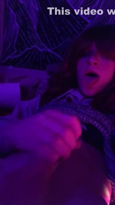 Trans Girl Jacking Off And Cumming