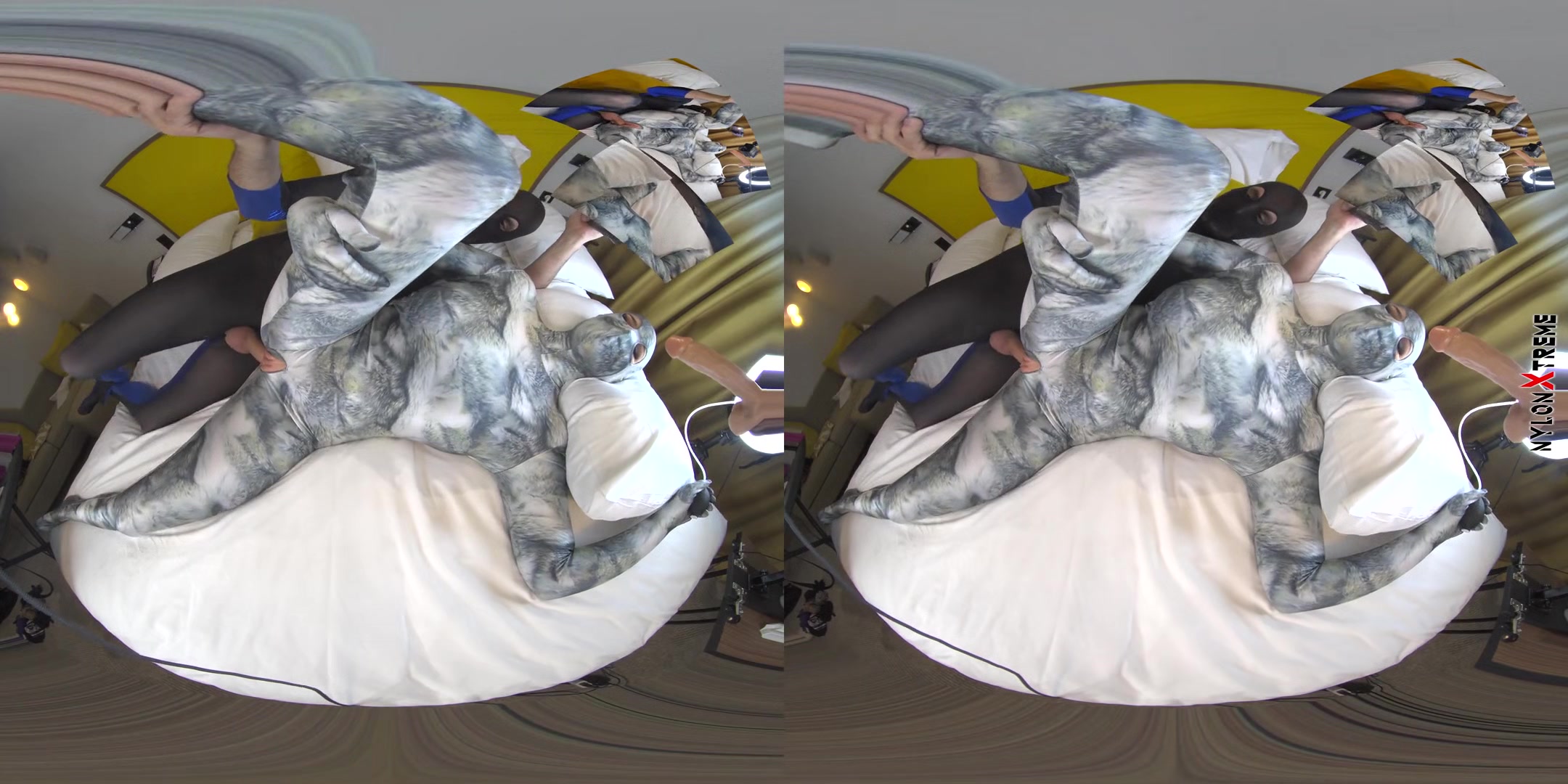 Nora Fox Wolf Zentai Encasement Machine
