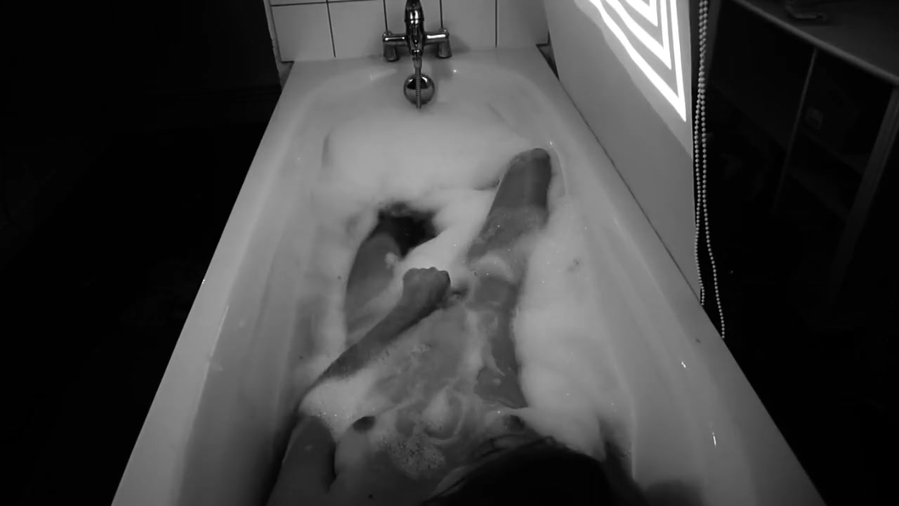 My Step sister-in-law Taking Her Quiet Bath!