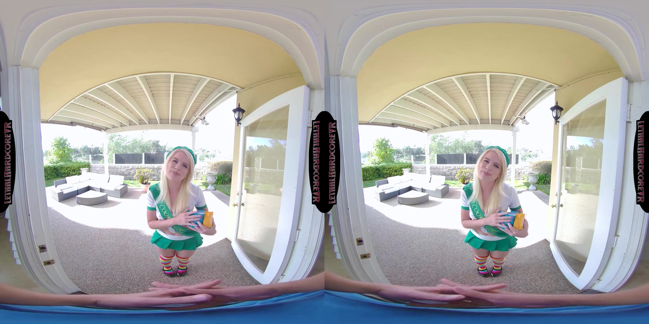 Girlscout Nikki Has a Very Sweet Nookie - Cute Blonde Pornstar Nikki Sweet Hardcore POV VR