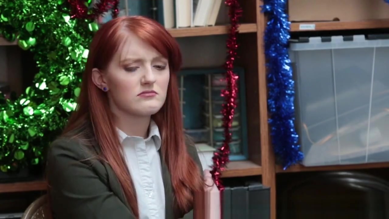 Ginger sucking shoplifter