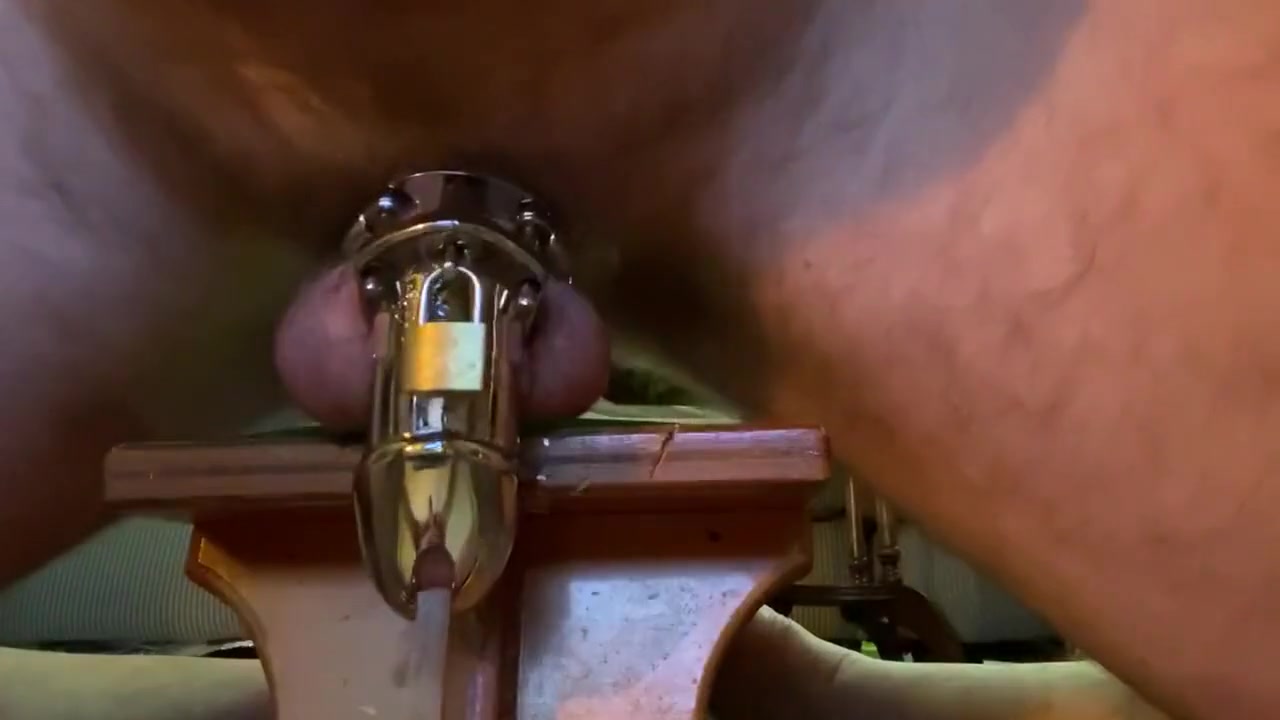 Big Precum End 1st Chasity Cage Video