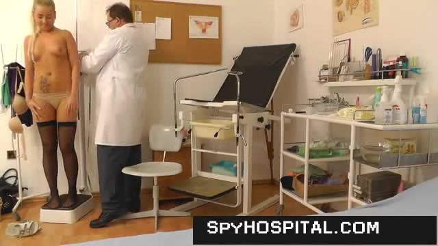 Classy girl at gyno doctor caught on