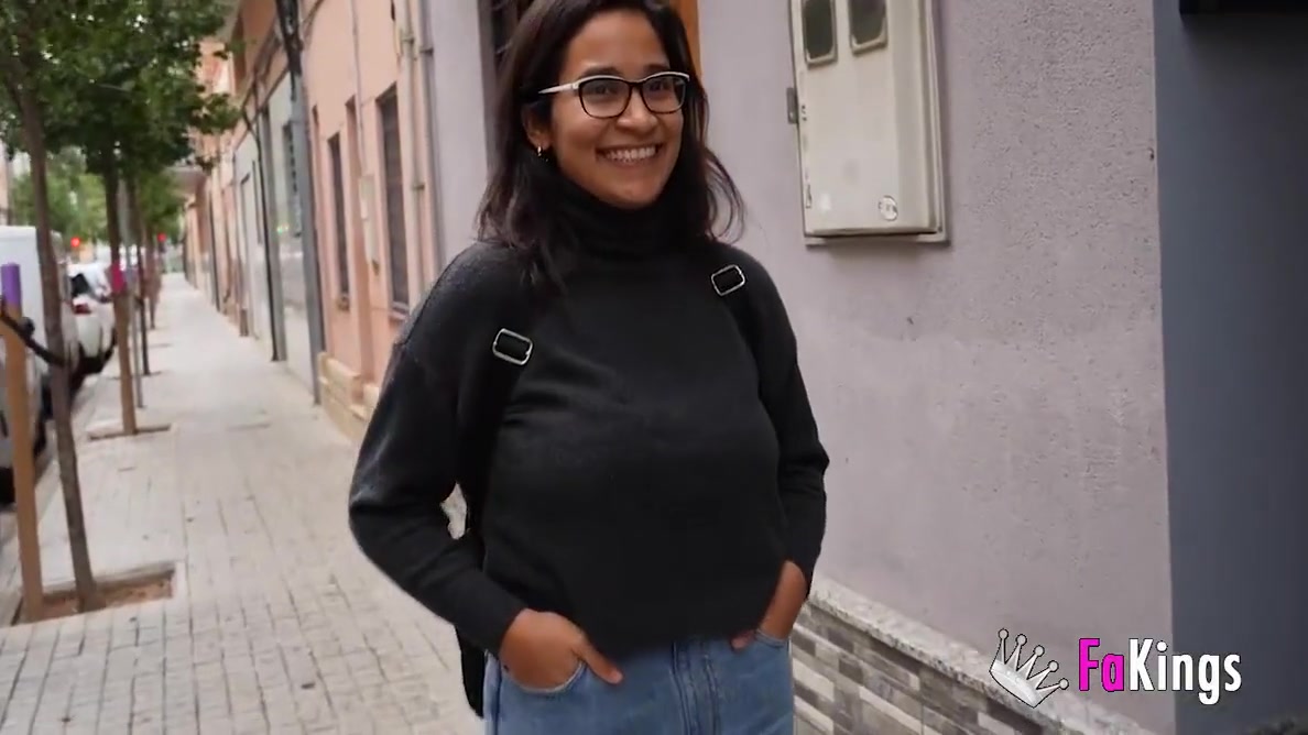 Chubby Latin Babe Makes An Amazing Porn Debut With A Big Cock!