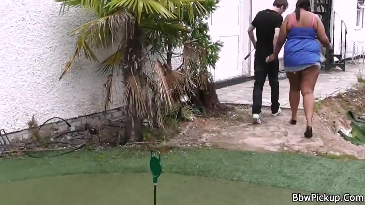Busty Plumper Gets Pounded By Golf Coach