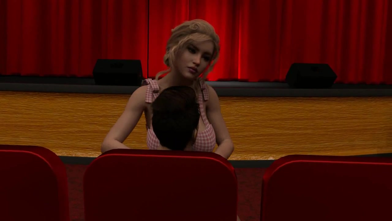 Nursing Back To Pleasure Hot Blonde Girl Having Sex In The Theater Room Ep 46