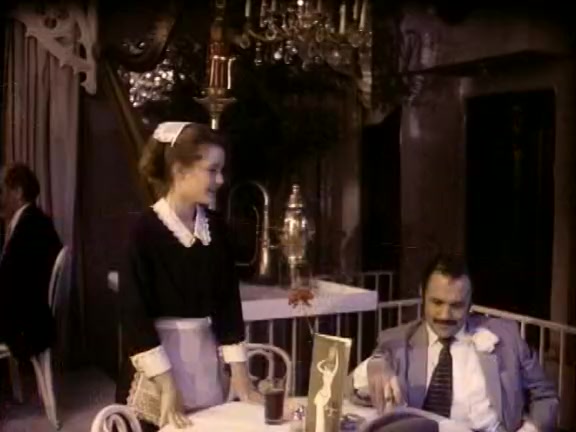 Classic xxx movie scene featuring a hot waitress