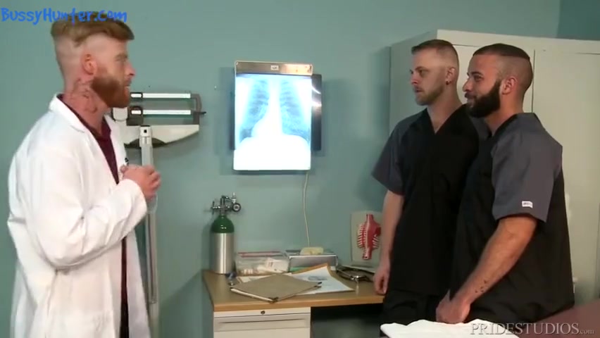 Rough Muscle Doctor Fucks His Interns - Hot Group