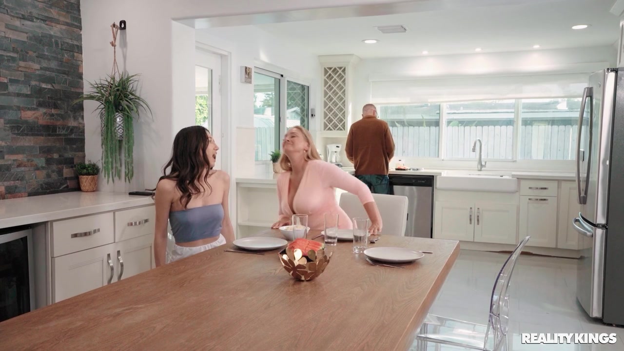Dinner Table Dildo - RealityKings with Maya Woulfe, Wendy Raine