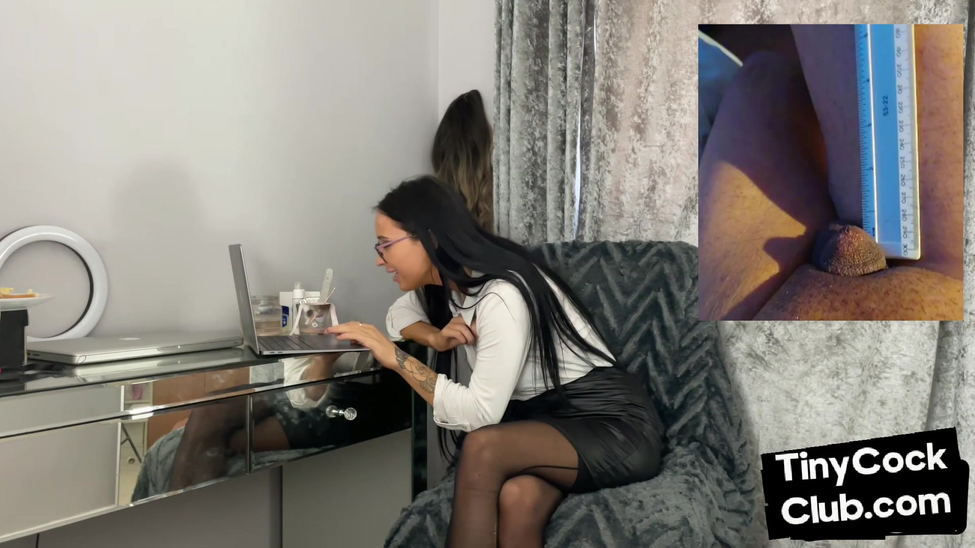 Femdom beauty babe comment smalldicks
