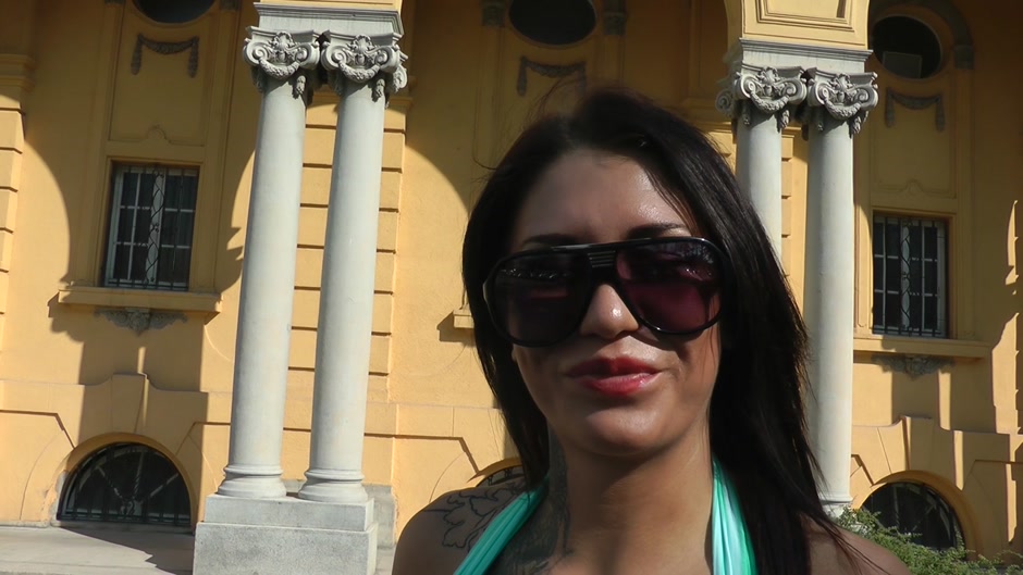 Erica Bellucci gives bj and fucks in the outdoors
