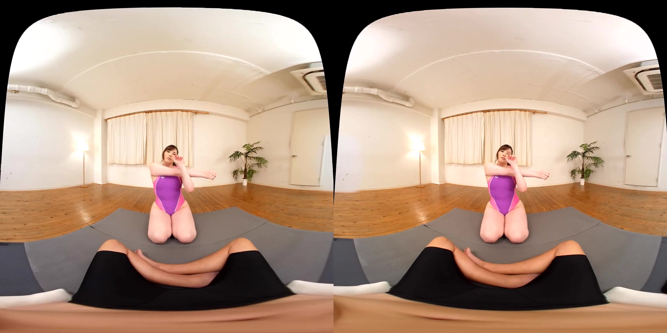 Makoto Takeda in Makoto Takeda Going at it with Lean Swimming Instructor - MiluVR