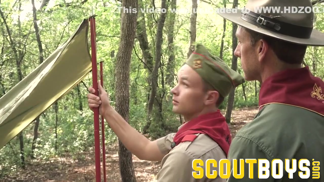 Cute Scout Seduced & Fucked Raw By Hot, Hung Scoutmaster
