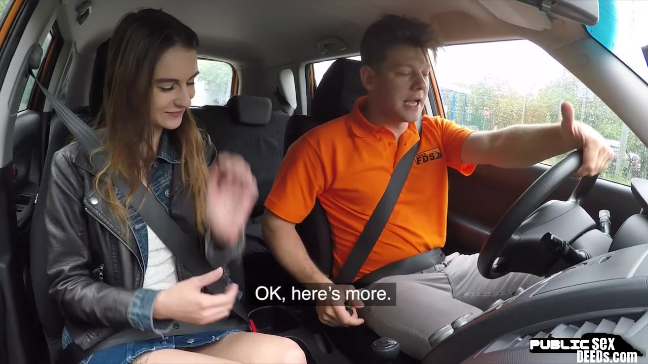 Euro student 18+ driver sucking instructor before fucking