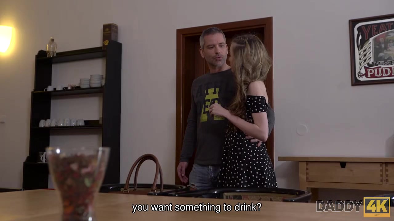 DADDY4K. Tricky Step dad seduces and fucks cutie while Step son left them alone