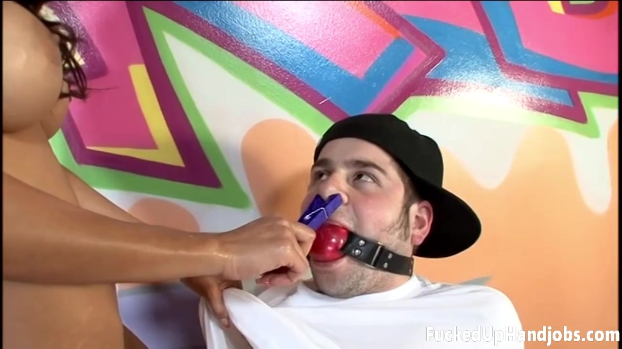Daisy Marie with Big Boobs Fetish spanks big cock Handjob