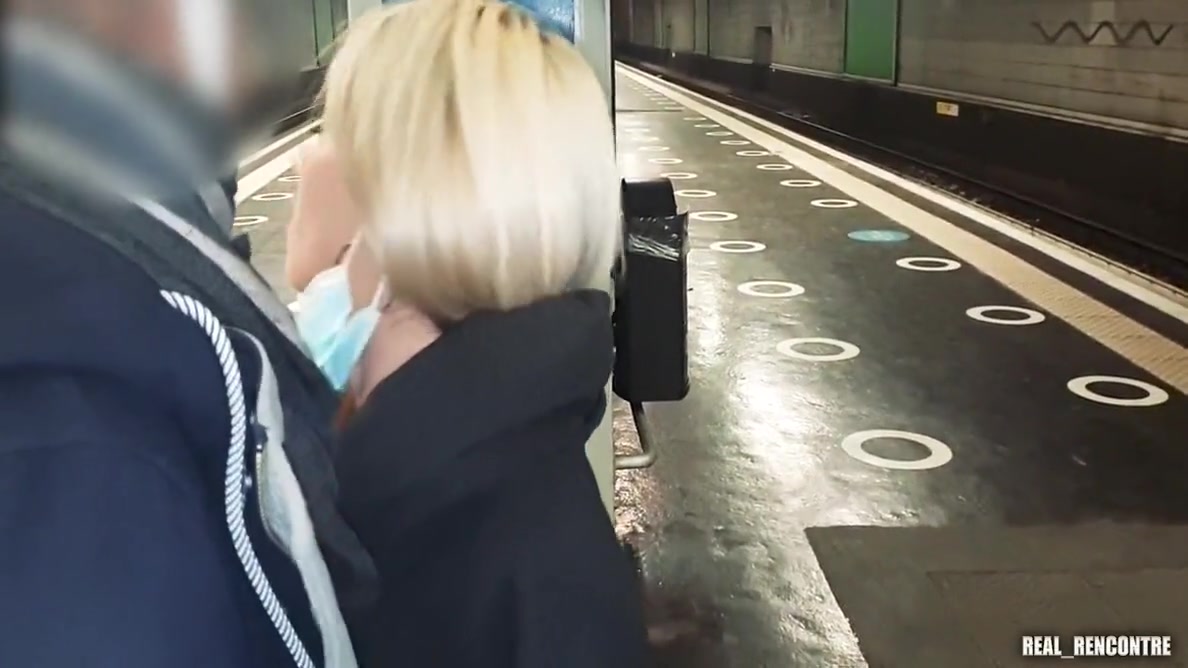 Megane Lopez - Is Cheating With A Stranger At The Train Station