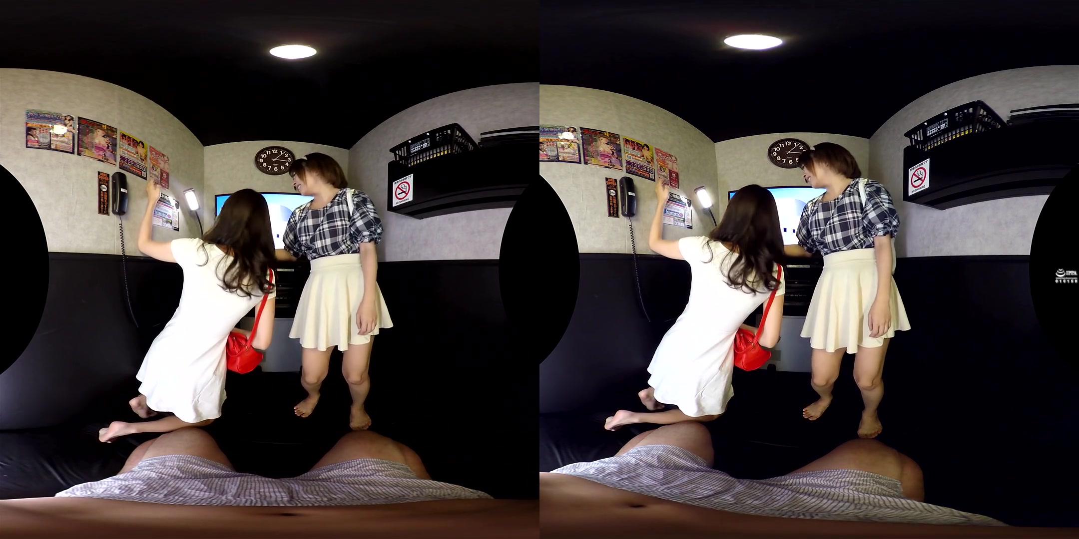 Rena Aoi & Rika Mari in Rena Aoi & Rika Mari Secret Sex in a Karaoke Box - CasanovA