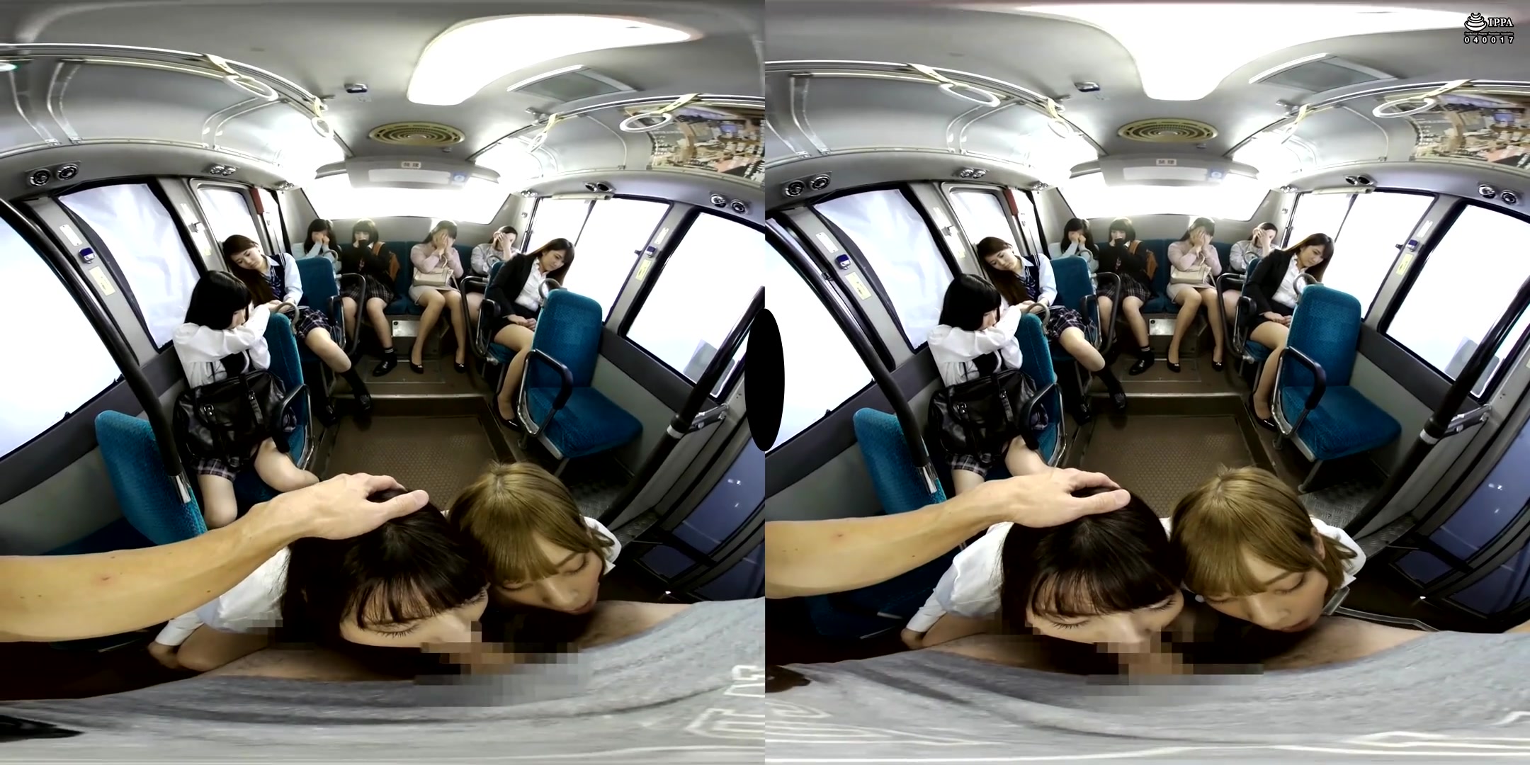 Yui Hatano & Mikako Abe in Yui Hatano and Mikako Abe Stop the Time on a Bus VR 2 - PetersMAX