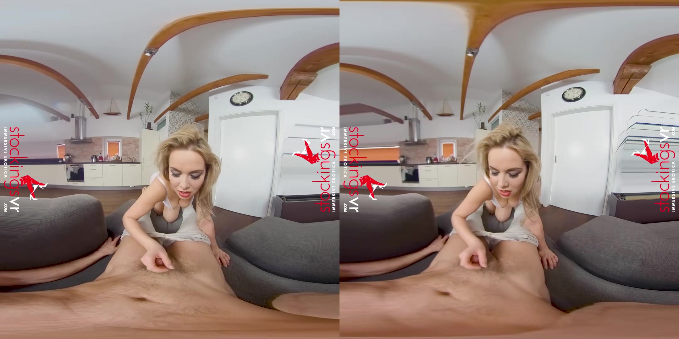 Pantyhose lapdance starring Nikky Dream and George Uhl