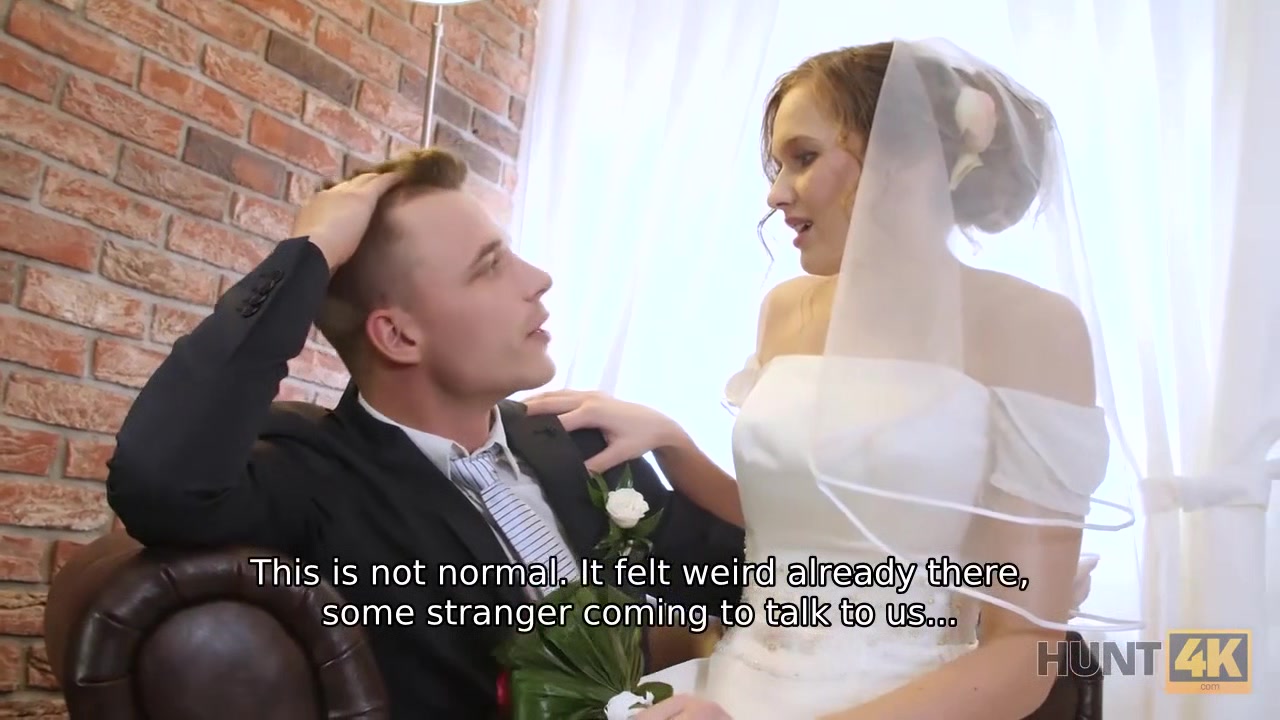 HUNT4K. Rich man pays well to fuck hot young babe on her wedding day