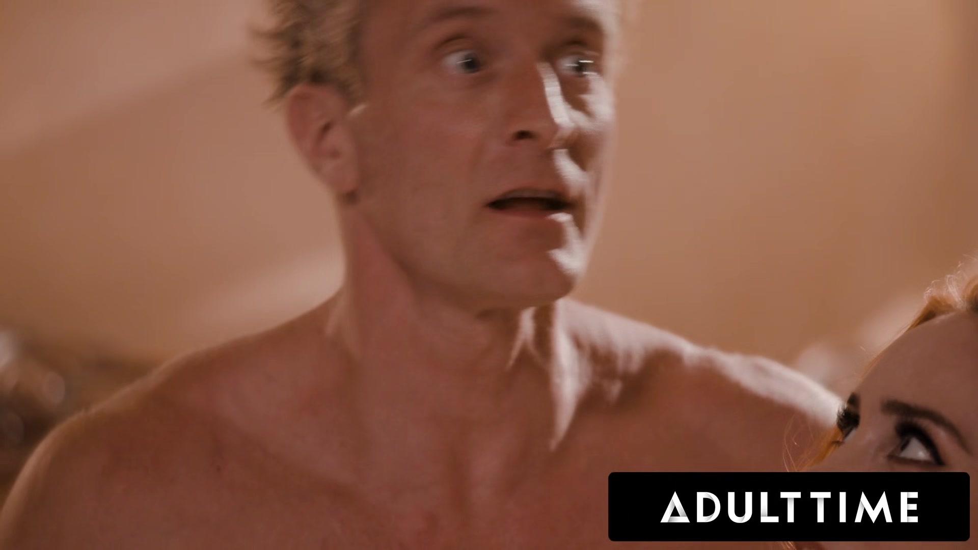 ADULT TIME - Studious Stepson Agrees To DOUBLE TEAM Redhead Stepmom Jupiter Jetson With His Stepdad!