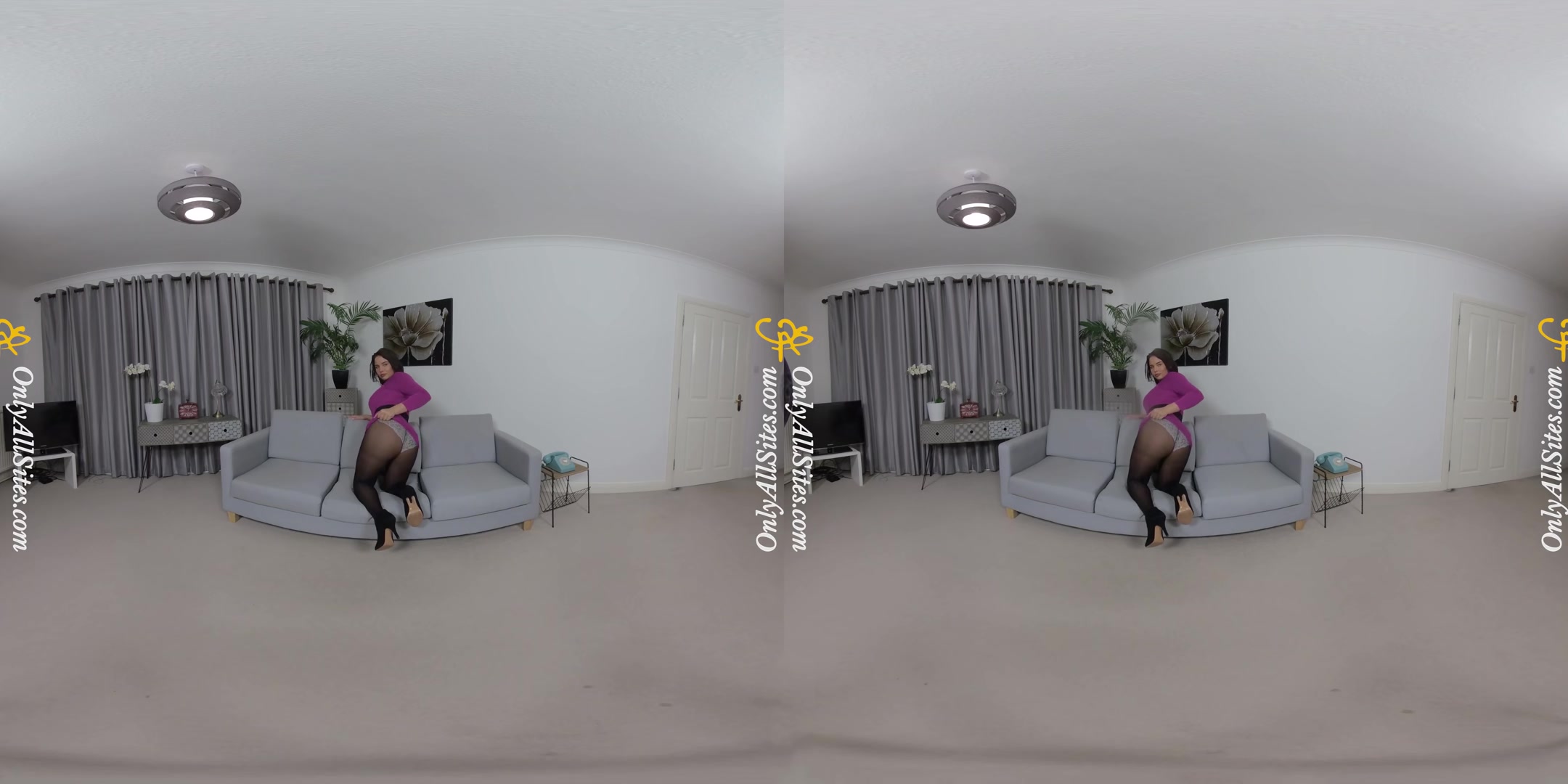 Kay G - Huge Tits and Pantyhose Are a Great Combination - OnlyTease