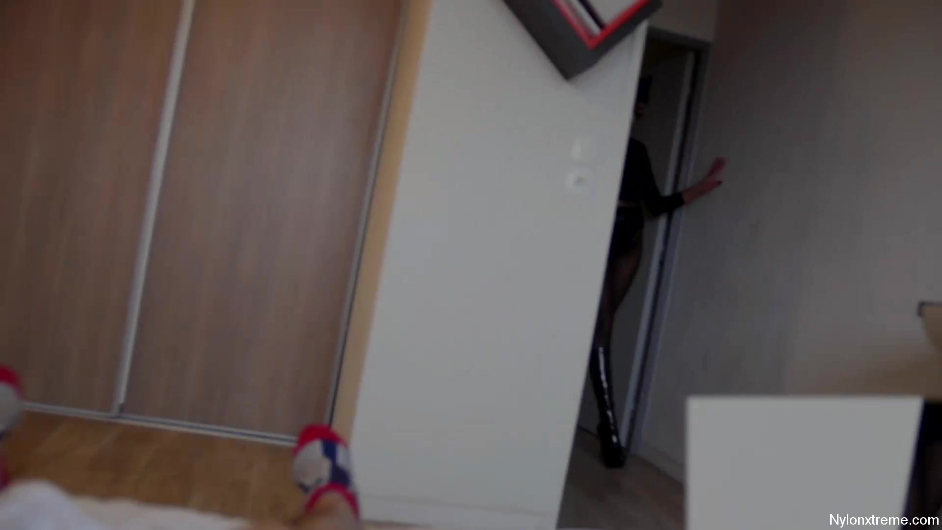 126 Sonya Durganova In Nylon Catwoman Play - Sex Movies Featuring Sexy Tights