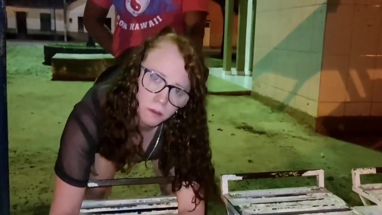 Girls Go Out Naked In Public Square Looking For Someone To Have Sex And Find Gifted Fucker Of The Night