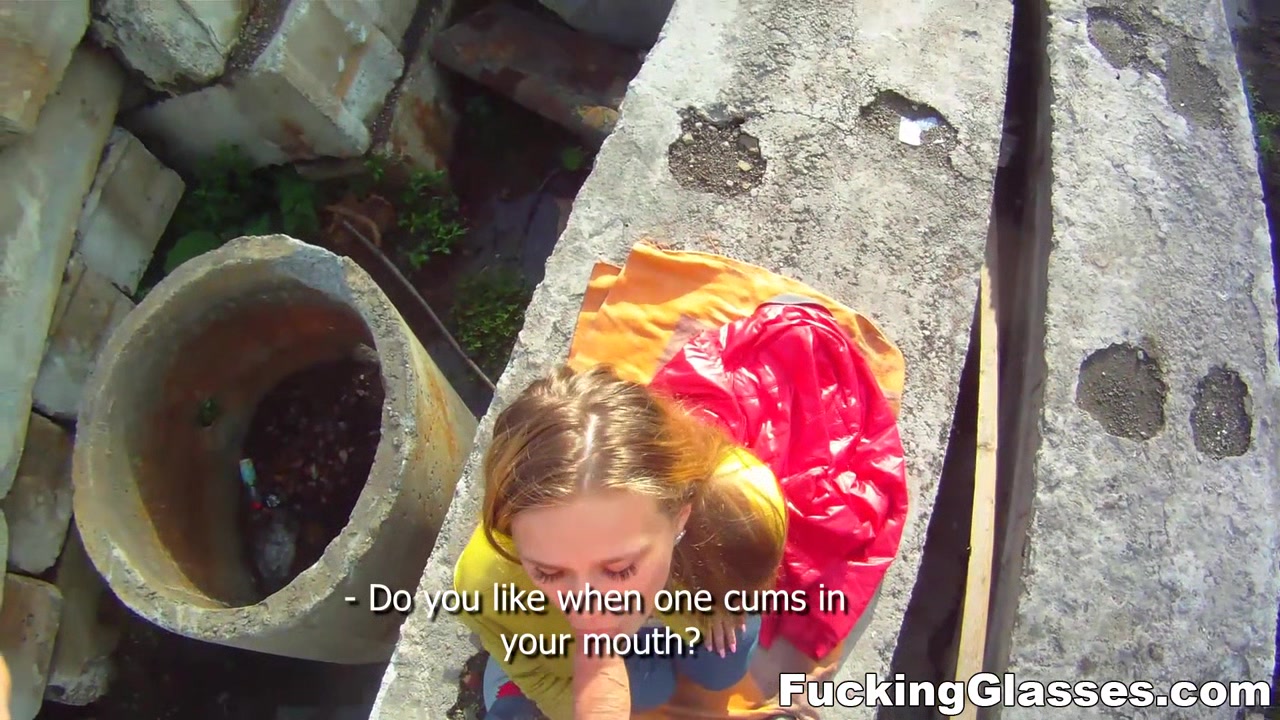 Fucking Glasses - Emma - Fucked on a construction site