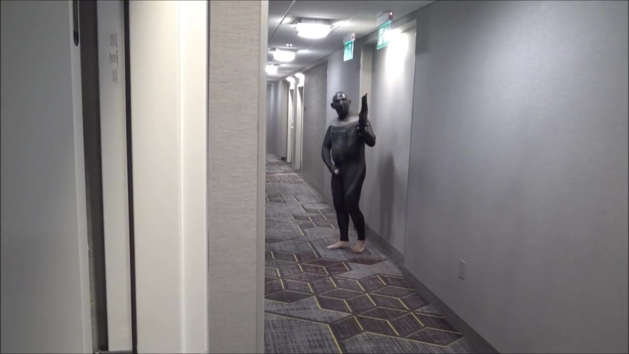 Rubber Commando Training In Hotel Hall