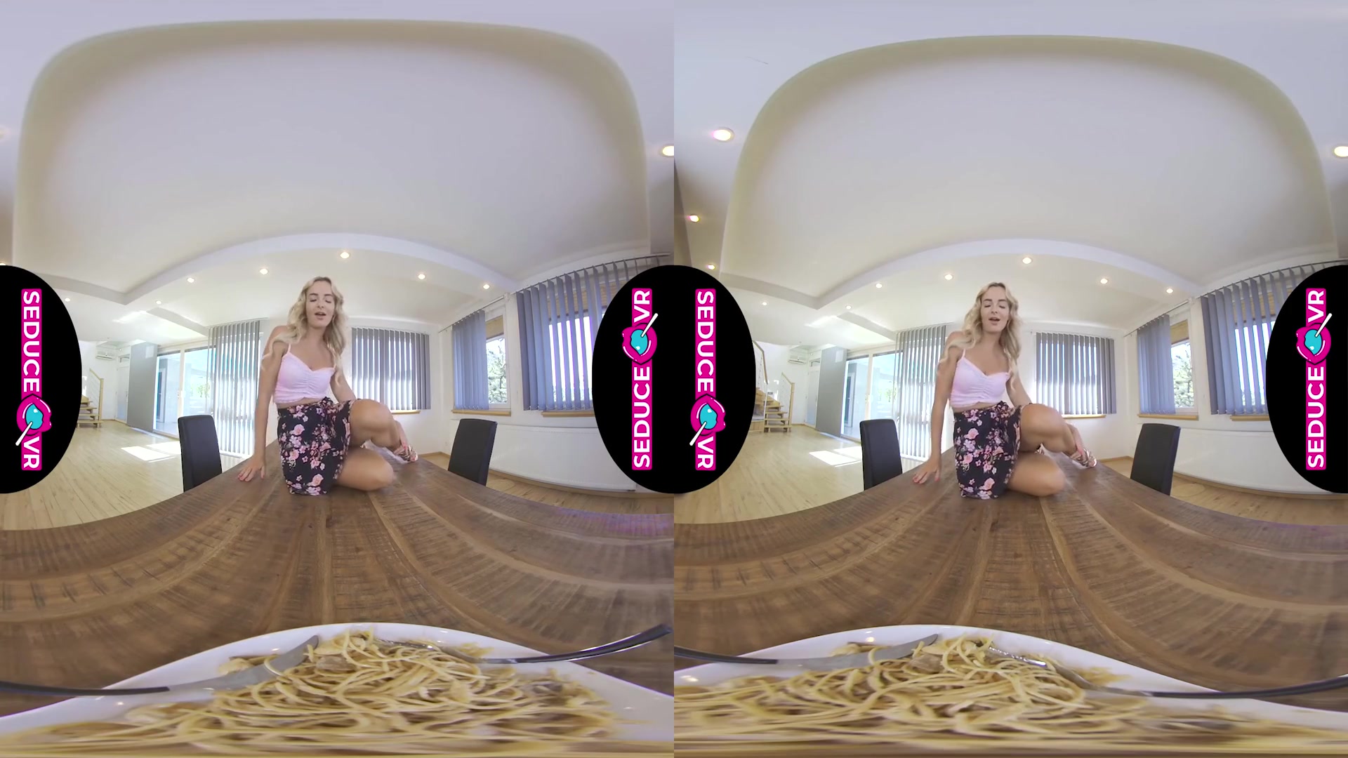Fucking Dinner - Blonde Amateur Solo - SexLikeReal