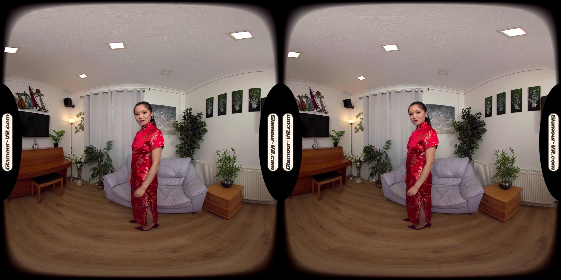 Louisa Lu Masseuse In Red Chinese Dress Provides A Special Happy Ending Treat - 8k Vr