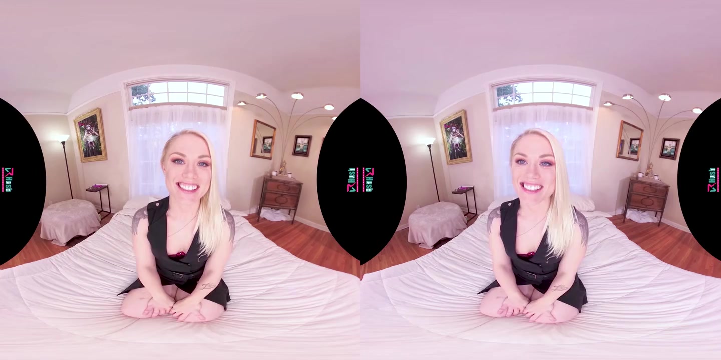 VRHUSH Ash Hollywood masturbates in POV VR