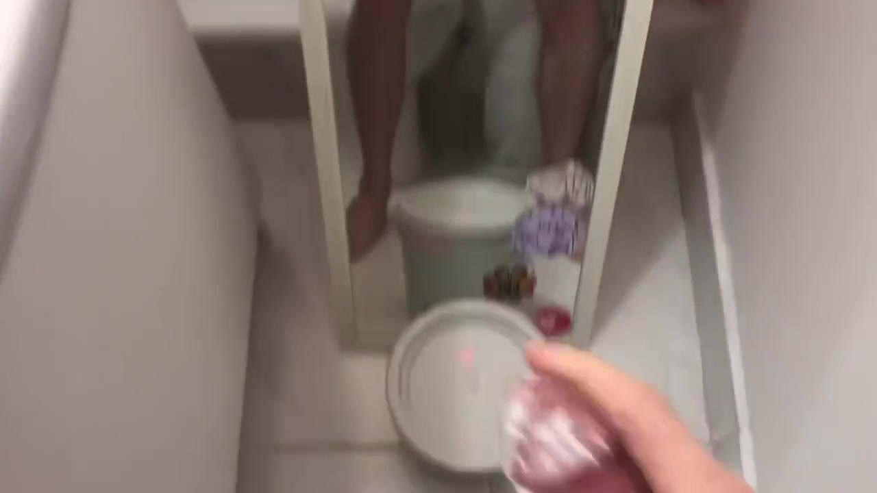 Twink Quietly Masturbates While Roommates Are In Downstairs Bathroom