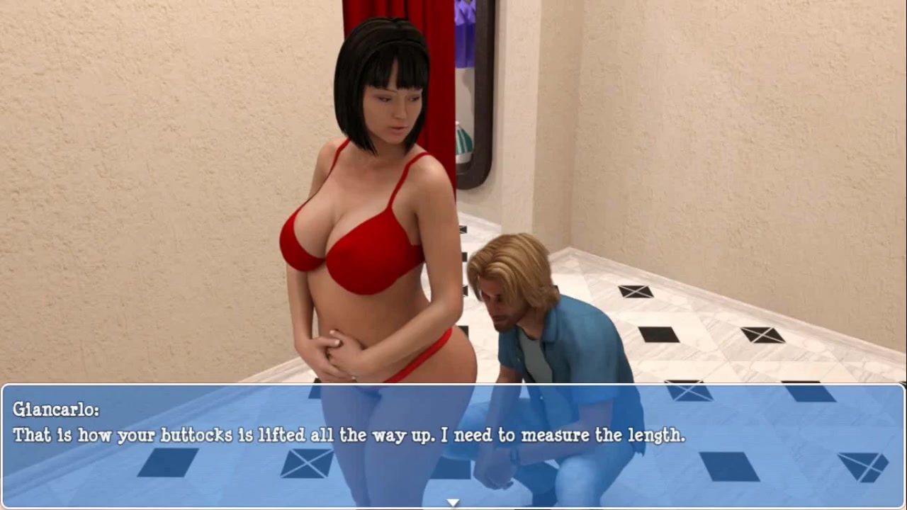 Lily Of The Valley Sexy Hot Wife With Big Ass And The Guy From The Clothing Store