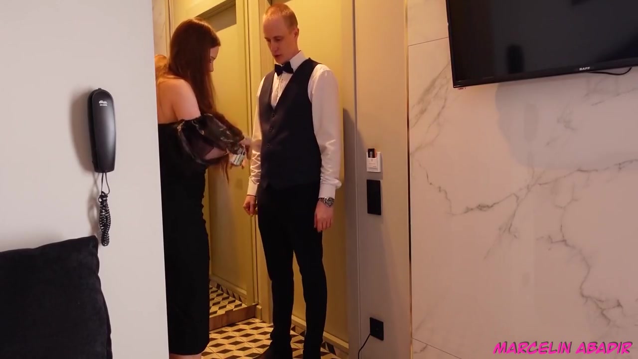 Rich Bitch Made Hotel Worker Fuck Herself