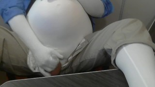 Jacking off while digesting a coworker