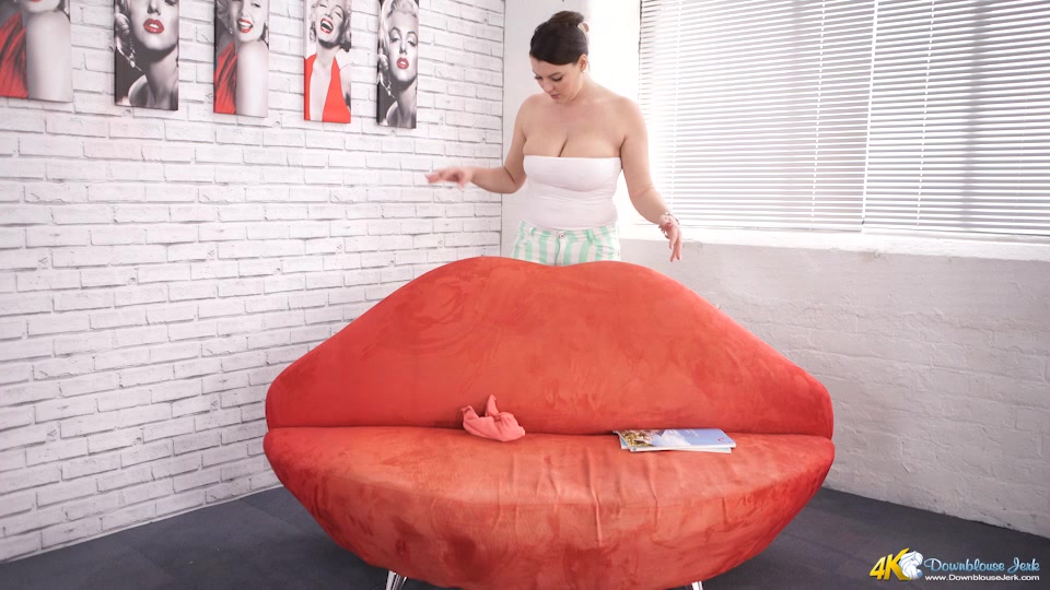Cherry Blush in A Massive Pair - DownblouseJerk