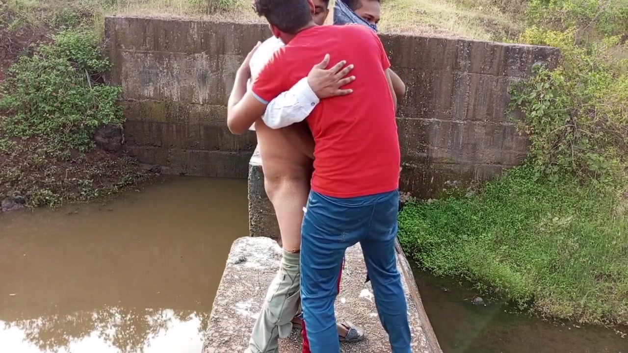 Hot Threesome Hardcore Young Gay Sex - In The Forest Near The Water - Gay Movie In Hindi Voice