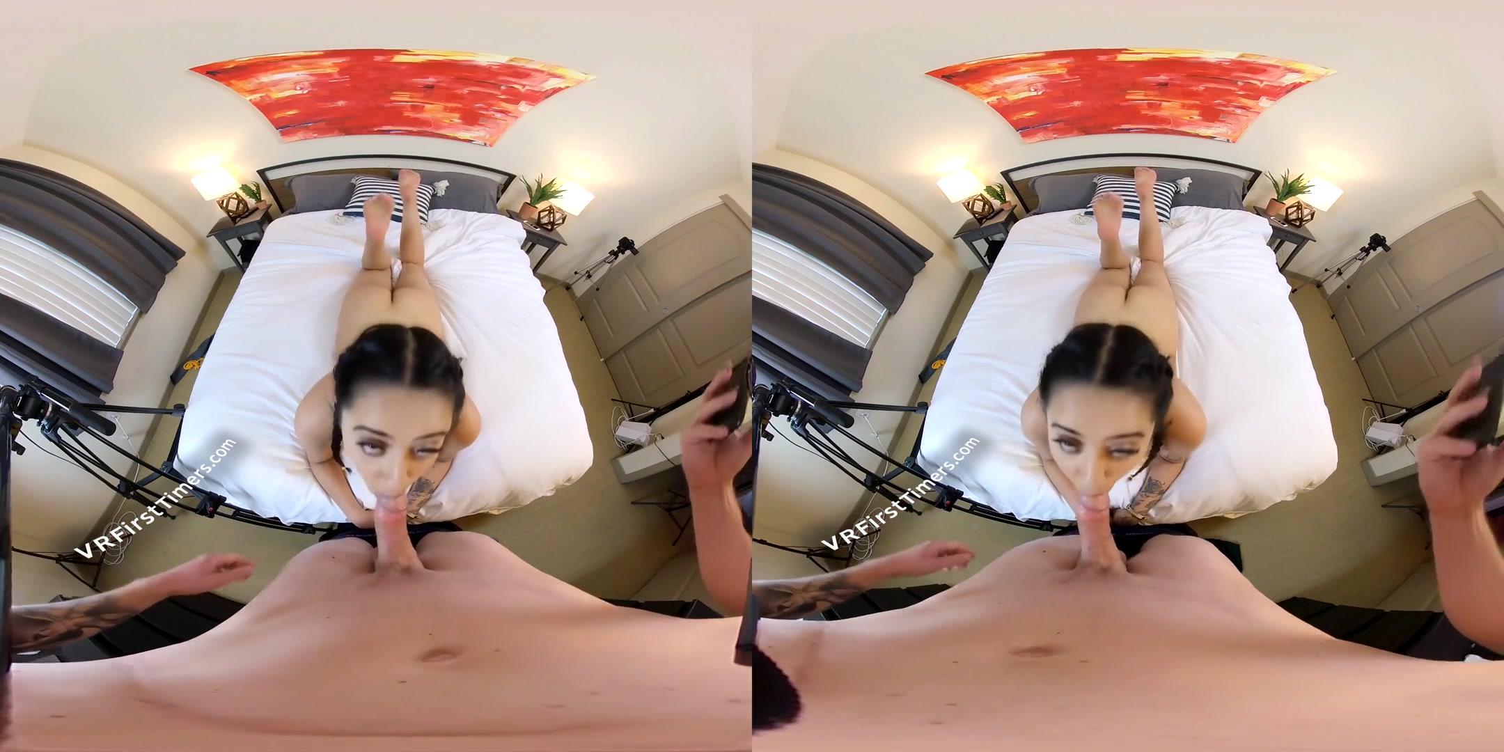 AMATEUR VR PORN Sofia Moon's First VR Shoot