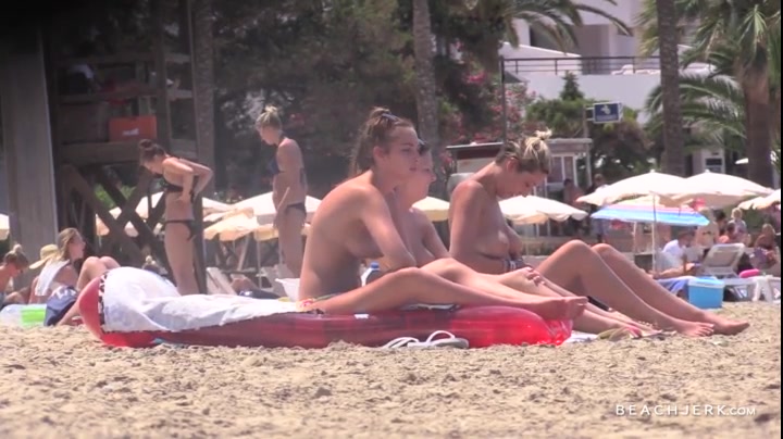 Topless Beach Trio - BeachJerk