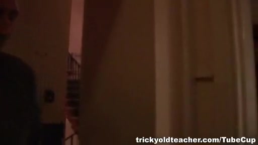 Young chick gets sex tutored by her old teacher.