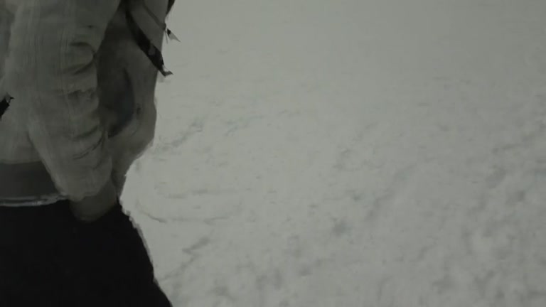 Sexually Excited and romantic pair sex on a cold snowy day