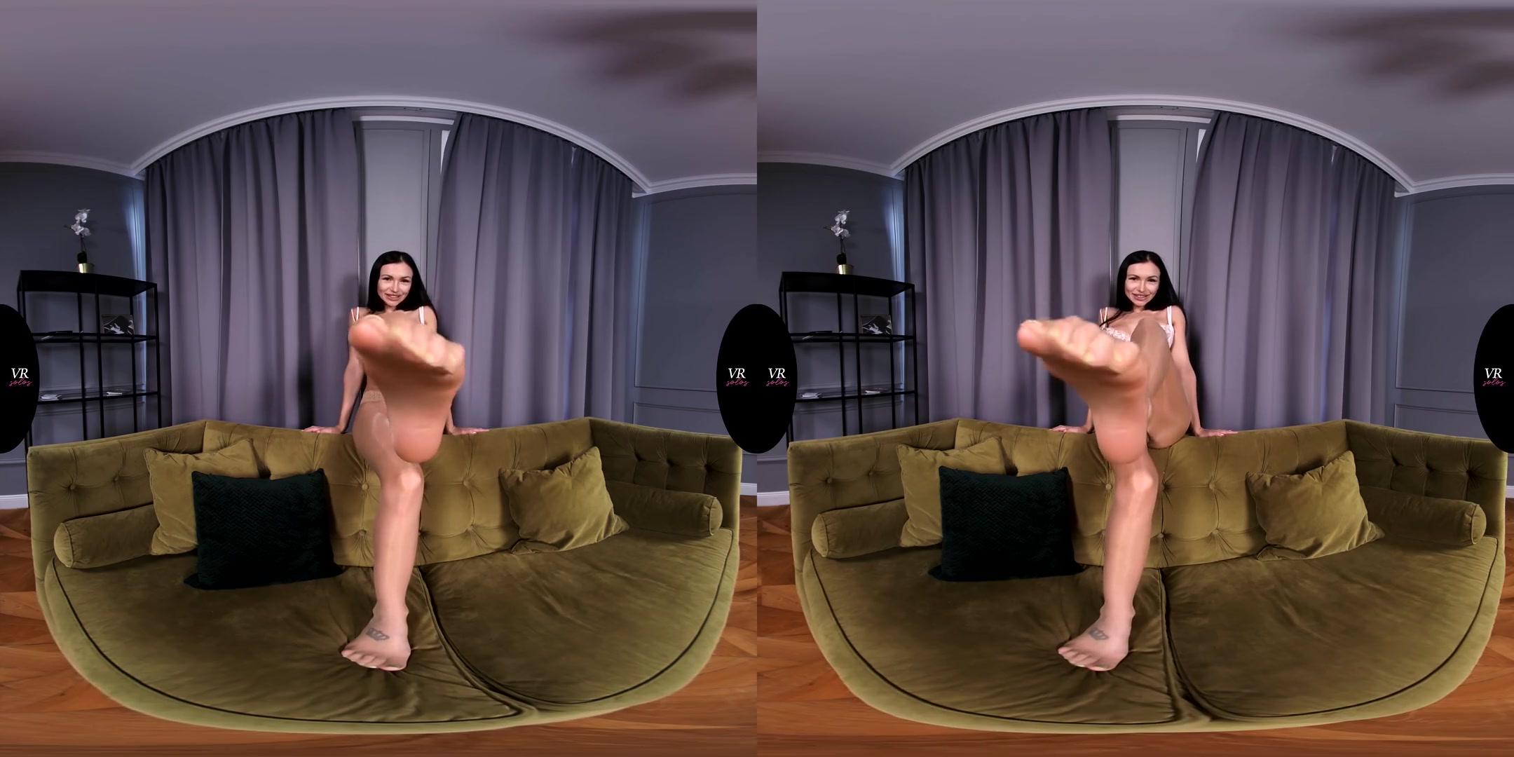 Sasha Rose Shoves Big Dildo Up Her Pierced Pussy - Horny Big Tits Brunette Solo