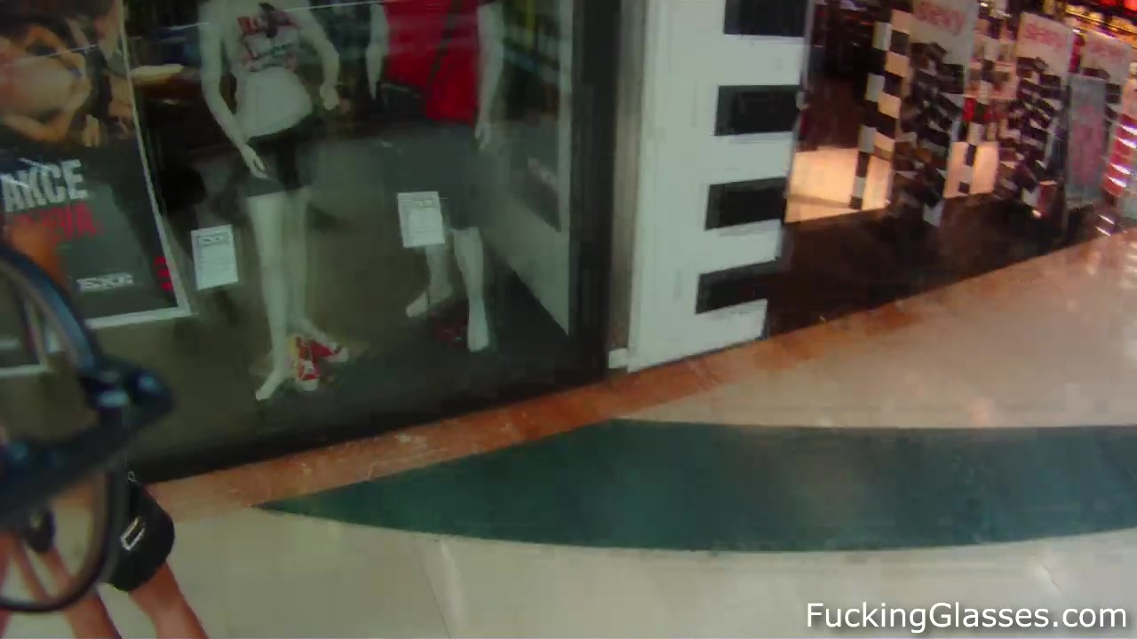 Fucking Glasses - Sweet strawberry fuck in a WC