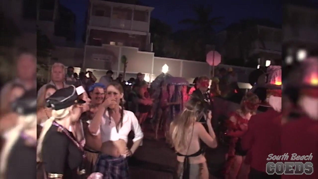 neverbeforeseen Home Video Walking Around Fantasy Fest Key West - SouthBeachCoeds